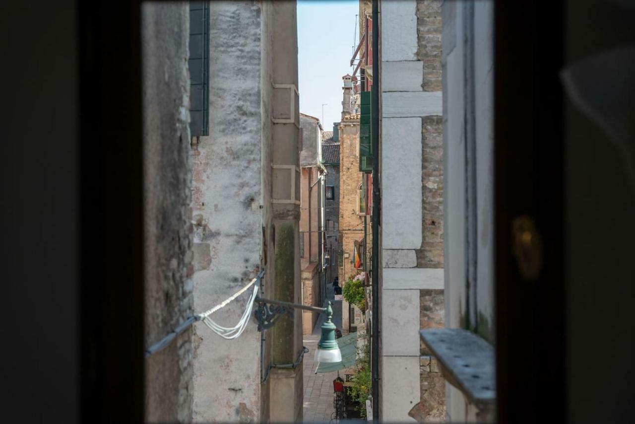 Apartment Ponte Raspi Canal View Venedig Exterior foto